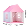 thumbnail image 3 of Gaming Tent Foldable Indoor Outdoor Storage Castle Toy House for Play Relax Read Yellow, 3 of 7