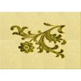 thumbnail image 1 of Ahgly Company Machine Washable Indoor Rectangle Transitional Sun Yellow Area Rugs, 2' x 4', 1 of 7