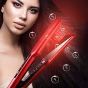 FcBaudy Purpose Hair Iron For Straight And Curly Hair With LCD Display Natural Curls Natural Straight Hair Negative Hair Straightener Without Damaging Hair Curls Hairs Iron