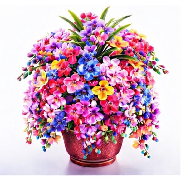 HJADGG 108 PCS Orchid Seeds, Continuous Blooming Year Round, Cold & Heat Resistant, Easy Grow Indoor Outdoor Flower Plants