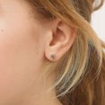 thumbnail image 3 of 925 Sterling Silver Girls Simulated Citrine Birthstone Heart Screw Back Earrings, 3 of 6