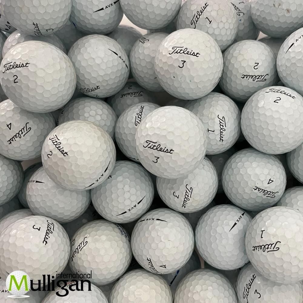 Mulligan - 75 Titleist AVX AAA Recycled Used Golf Balls, White