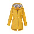 thumbnail image 1 of Veste Douce pour Femme Imperméable Manteau de Pluie Randonnée Plein Air Escalade Sports Jaune m, 1 of 4