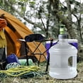 thumbnail image 4 of Hearth & Gear 0.8/1.3 Gallon Water Bottle With Cover Big Water Bottle With Cover Gym Water Bottle With Handle Gallon Water Jug (101/170 Oz Transparent) Outdoor Handle Large Capacity Water Acrylic, 4 of 6