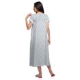 thumbnail image 4 of Moomaya Chemise de Nuit en Coton Imprimée pour Femmes à Manches Courtes, 4 of 5