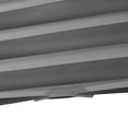 thumbnail image 4 of Mainstays Cordless Pleated Paper Shades, Grey, 36" x 72", 3-Pack, 4 of 7