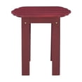 thumbnail image 4 of Linon Adirondack Sturdy Solid Acacia Wood Outdoor Side Table in Red Stain, 4 of 12