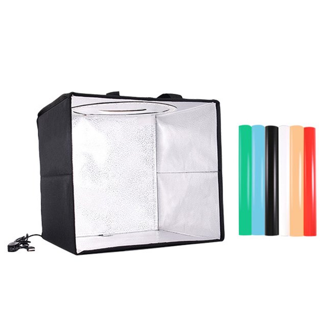 Riwcyla USB Portable Photo Studio Tent 144 Photography Tent Small Soft Photo Box Photographic Equipment