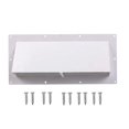 thumbnail image 4 of RV Range Hood Vent Cover RV Accessories Easy Installation RV Sidewall Vent Outside Damper RV Range Hood Exhaust Vent Cover for Camper white, 4 of 9