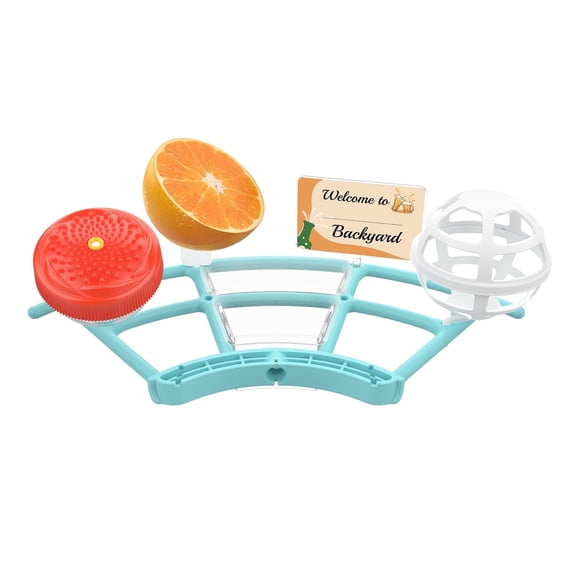 Netvue Birdfy Pro Perch - Wider Extension Perch to DIY Add-ons Including Suet Ball, Mini Hummingbird Feeder, Fruit Holder, Jelly Feeder and Welcome Card, Birds