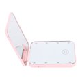 thumbnail image 1 of Magnifying Portable LED Makeup Mirror with 2 Sided Small Travel Cosmetic Mirror for Bright Lighted Makeup Area, 1 of 7