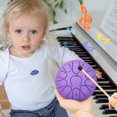 thumbnail image 2 of Lksixu Toddler Toys Educational Baby Toys Outdoor Rain Drum 6 Inch 11-note Little Pattern Steel Tongue Drum Outdoor Musical Instruments Create In Your Garden Learning Toys for Kids, 2 of 3
