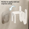thumbnail image 4 of TopLLC Closet Organizers and Storage, Bathroom Slipper Rack Bathroom Hanging Slide Rack Slipper Hanging Rack Slipper Shoe Rack Wall Mounted Shoe Rack Shoe Perforated Shoe slipper rack, 4 of 6