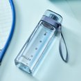 thumbnail image 4 of Sports Bottle Matte Texture Level 5 Broken Resistance Square Shape Summer Student Drinking Bottle for Office, 4 of 13