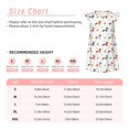 thumbnail image 3 of Vsdgher Teckel Flocon de Neige d'Hiver pour Filles Chemises de Nuit Tout-Petits à Volants Manches Courtes Nuisette Robe de Nuit Tenue de Sommeil Pyjamas pour Fête Pyjama-X-Grand, 3 of 6