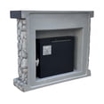 thumbnail image 4 of LIVILAND 44 in. Freestanding Electric Fireplace in Cool Gray Stone, 4 of 8