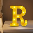 thumbnail image 1 of TopLLC Christmas Decor LED Letter Lights Sign Light Up For Home Party Wedding Decoration Light Up Letters Alphabet Letter Sign Battery Powered For Christmas Birthday Party Decoration warning light, 1 of 4