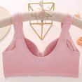 thumbnail image 5 of VEKDONE Woman's Lace Fashion Thin Style Ventilate Front Buckle Bra Without Steel Rim Red 44/100BC, 5 of 5