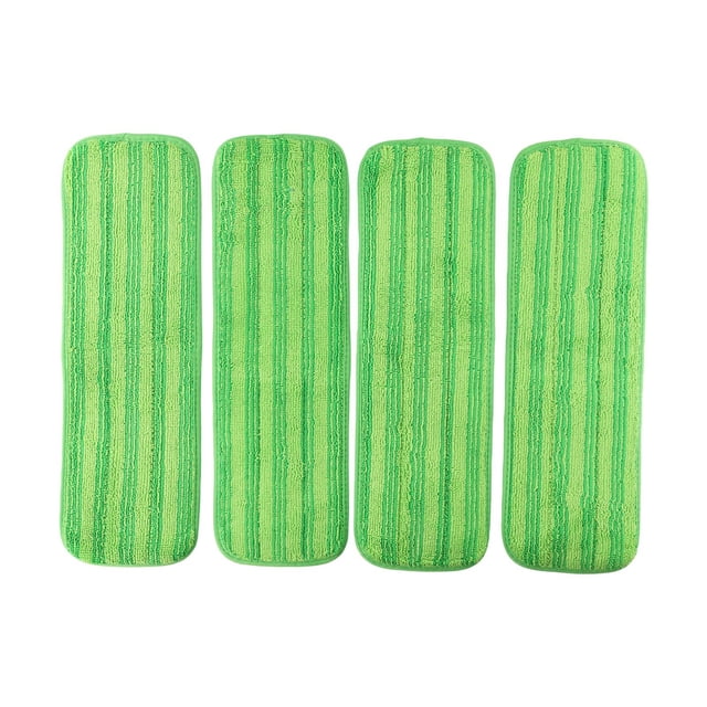 LEFU Microfiber Reusable Mop Pads for Swiffer PowerMop, Washable Power Mop Refills, 15 Inch Mop Head Replacement, Thick Absorbent Cleaning Pads for Hardwood Floors, Set of 4
