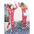 thumbnail image 2 of Winter Fun Penguins Union Suit Boys & Girls One Piece Pajamas Stay Cool Polar Bear Rear Flap, 2 of 2