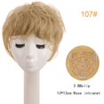 thumbnail image 2 of Short Curly Hair Top Wig Piece Ladies Fluffy Simulation Wig Piece for Middle-Age, 2 of 4
