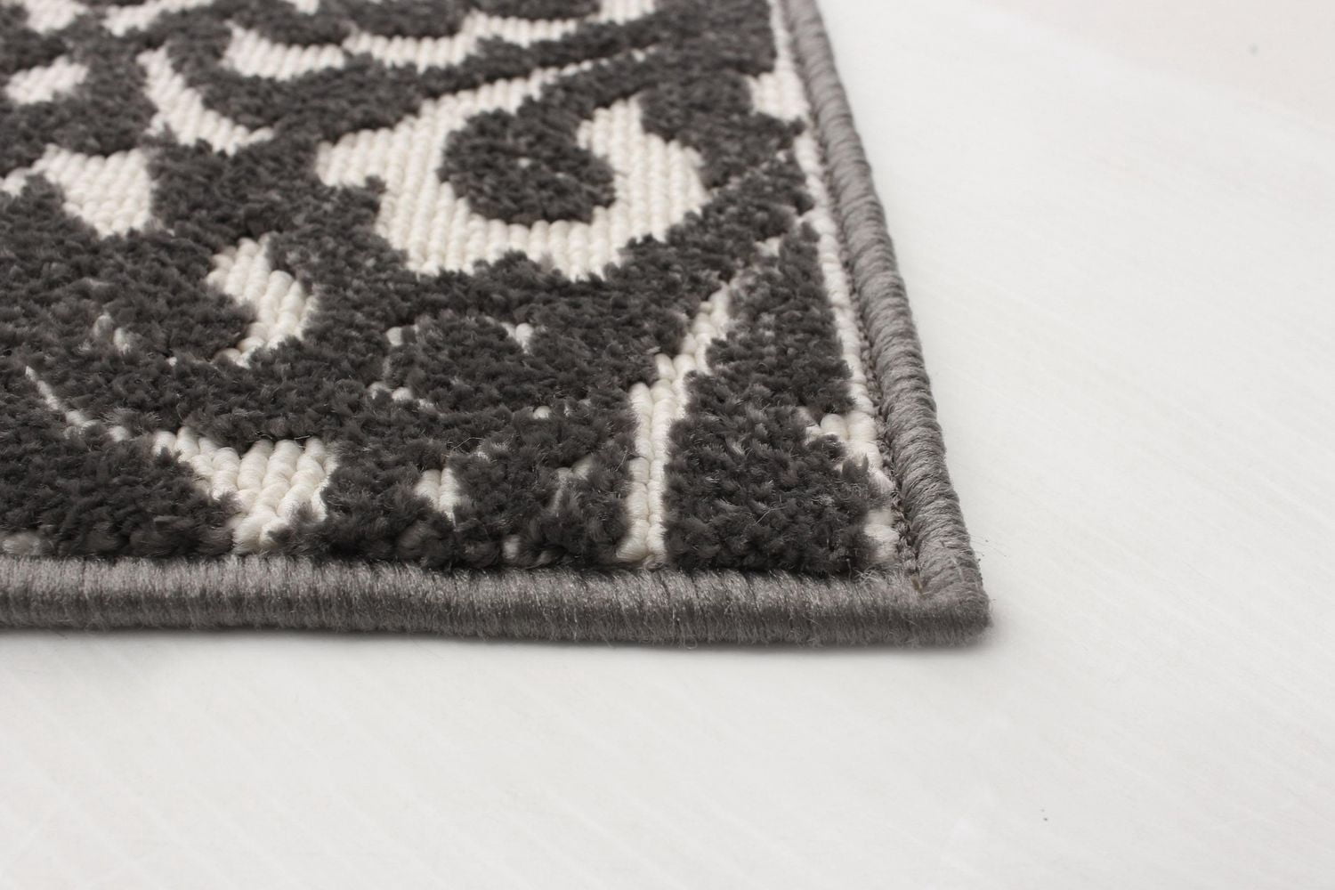Tapis ECARPET Moderne pour Salle à Manger, Salon, Chambre Patty Gris