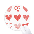 thumbnail image 1 of Valentine's Day Hearts Lines Sketch Mouse Pad Comfortable Game Office Mat, 1 of 2