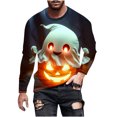 thumbnail image 1 of Pisexur Chandails en Molleton Oversize d'Halloween pour Hommes Chandails en Molleton Graphiques de Festival Amusants Manches Longues Pull Décontracté Col Rond Grande Taille S-6TG, 1 of 5