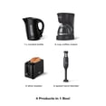 thumbnail image 4 of Salton Essentials Kettle, Coffee Maker, Toaster and Hand Blender 4 in 1, COL2115BK, 4 of 7