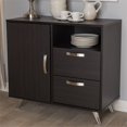 thumbnail image 2 of Baxton Studio Warwick Wood Top Buffet in Dark Brown, 2 of 7