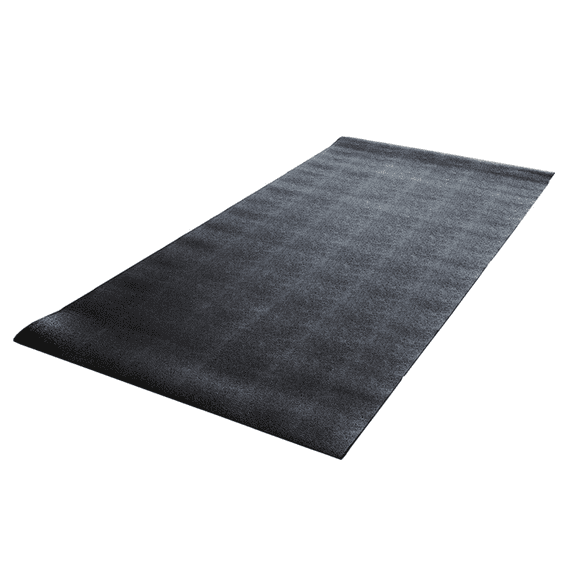 CAP Tapis d'Équipement de Barre pour Tapis Roulant, Protection de Plancher de Gym à Domicile, Noir, 78 Pouces x 36 Pouces (1/4 d'Épaisseur)