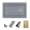 Grey, variant on Stylish Dual Mount 32" White Composite Granite Single Bowl Kitchen Sink with 4 accs S-832WH