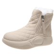 thumbnail image 2 of TISHITA Boots Comfortable Anti-Slip Fashion Short Boots Thick Sole Waterproof Zipper For 36, 2 of 8