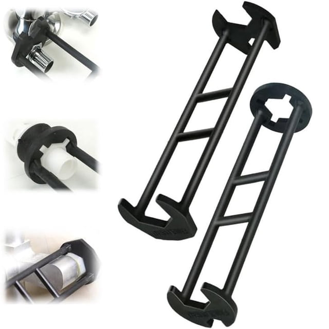 XYAIYT Ensemble de Clés Multifonctions pour Évier pour l'Entretien des Tuyaux de Robinet, Conception Universelle en Acier Allié avec Rotation à 360 Degrés pour Réparations de Cuisine et Salle de Bain avec Fonctions de Serrage et de Desserrage
