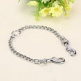 thumbnail image 2 of Stainless Steel 2 Way Dog Leash, O Buckle Double Pet Safety Chain Lead for Dogs Walking, 2 of 7