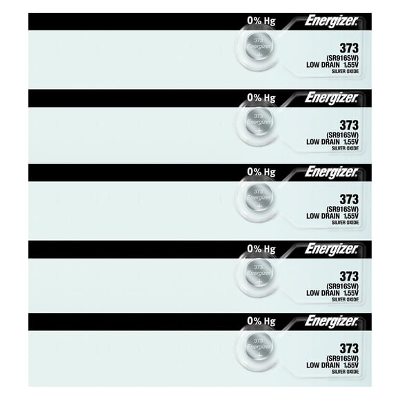 Energizer 373 (SR916SW) Pile de Montre à Oxyde d'Argent 1,55 V (Lot de 100)