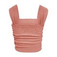 thumbnail image 3 of AherBiu Débardeurs Courts pour Femmes 2024 Tendance Été Ajusté Camisole Col Carré Sans Manches, 3 of 3