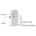 thumbnail image 3 of 2 Pcs Alarme Sans Fil pour Porte et Fenêtre Interrupteur de Sécurité à Piles pour Système Domestique, 3 of 9