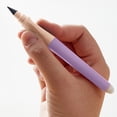 thumbnail image 4 of Purple No Sharpening Pencil With Eraser Eternal Pencil For Writing Drawing Durable Plastic Pencil With Replaceable Tip Beginner Practice Pencil For School Office 5.5 Inch Length, 4 of 6