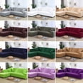 thumbnail image 2 of Labymos Elastic Sofa Cover All-Inclusive Universal Cover L-shaped Concubine Sofa Cover Leather Sofa Cover Full, 2 of 5