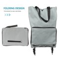 thumbnail image 2 of Sac Chariot Pliable Chariot de Magasinage Pliable Sac de Magasinage Pliant avec Roues, 2 of 8