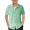 thumbnail image 1 of Kids Summer Casual Beach Shirt - Button Down, Gradient Design, Unisex, Perfect for 5-14 Years Old, 1 of 5