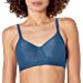 thumbnail image 3 of Hanes Womens X-Temp Foam Wirefree Bra, S, Magical Blue Heather, 3 of 6