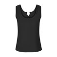 thumbnail image 4 of tarylea Workout Tank Tops For Women Crew Neck Sleeveless Tops Loose Casual Athletic Pullover Solid Color Shirts, 4 of 5