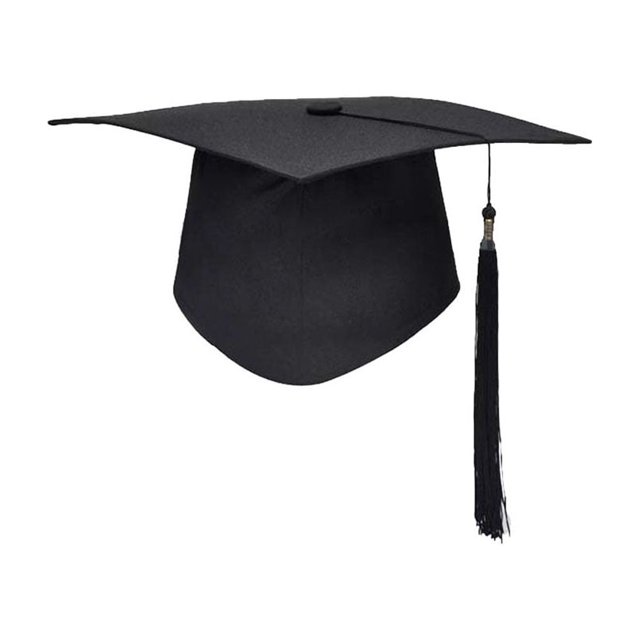 KAKOWELY Bachelor Graduation Hat with Loop Tassel Student Square College Academic Dress Accessory,9.06"X9.06"X0.2"