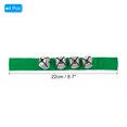 thumbnail image 2 of Unique Bargains 4 Pcs Clochettes de Poignet, Clochettes à Grelots Clochettes de Cheville Instruments de Percussion Rythme Musical pour Fête Noël, Vert, 2 of 5