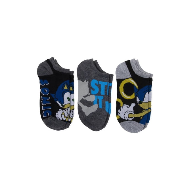 Pokemon Boys' Lowcut Socks, 3 Pack