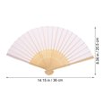 thumbnail image 3 of 3pcs Bamboo Folding Fan Blank Bamboo Hand Fan DIY Bamboo Hand Fans for Decor, 3 of 8
