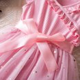 thumbnail image 4 of Robe d'Été Décontractée pour Filles Robe Tutu à Manches à Volants pour Filles Robe en Tulle pour Filles de 6-7 Ans, 4 of 8