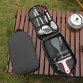 thumbnail image 2 of Kitchen Utensil Set Bag Camp Kitchen Utensil Set Bag Travel Grill Accessories Compact Backpack Hiking Case, 2 of 7